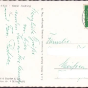 AK Leonberg, Rantel Siedlung, Fliegeraufnahme, gelaufen 1961