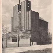 AK Essen, Holstenhauserplatz, Melanchthonkirche, ungelaufen