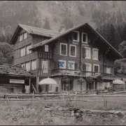 AK Wengen, Bern, Chalet, Jungfrau, gelaufen 1934