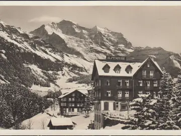 AK Wengen, Bern, Hotel Alpenruhe, Jungfraugebiet, ungelaufen