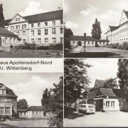 AK Apollensdorf, Krankenhaus, Gebäudeansichten, ungelaufen