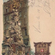 AK Wien, Am Graben, gelaufen 1898