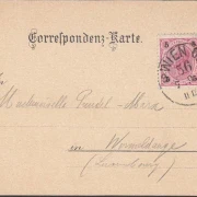 AK Wien, Am Graben, gelaufen 1898