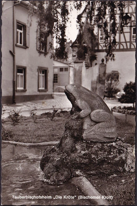 AK Tauberbischofsheim, Die Kröte, gelaufen 1969