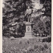 AK Wilhelmshaven, Prinz Adalbert Denkmal, gelaufen 1960