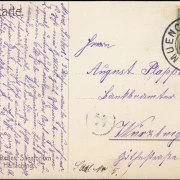 AK Hartaching, Städtisches Sanatorium, gelaufen 1910