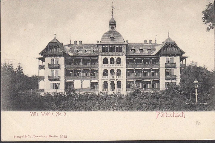 AK Pörtschach, Villa Wahlis No. 9, ungelaufen