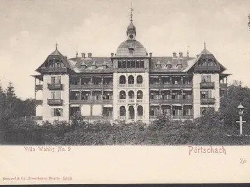 AK Pörtschach, Villa Wahlis No. 9, ungelaufen