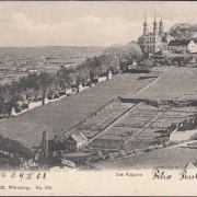 AK Würzburg, Das Käppele, gelaufen 1908