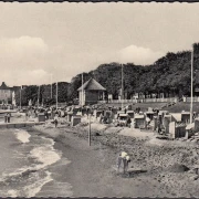 AK Wyk auf Föhr, Strand, Strandkörbe, ungelaufen