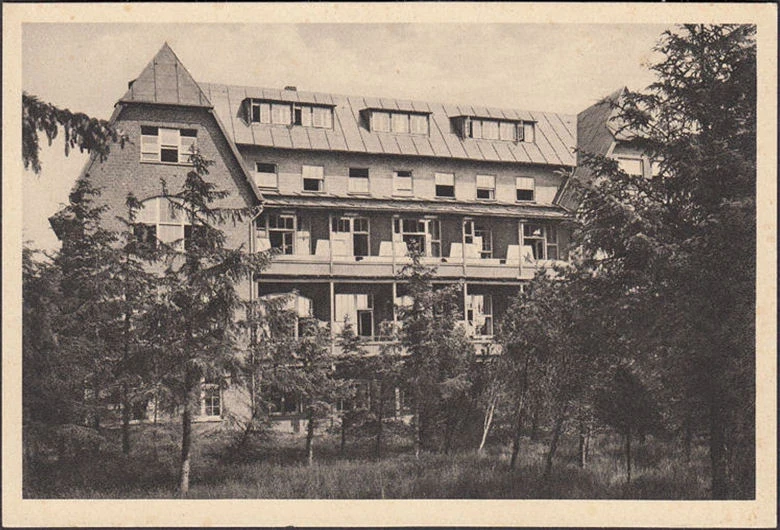 AK Wyk auf Föhr, Sanatorium, Dr. Gmelin, Haus Thübingen, ungelaufen-datiert 1935