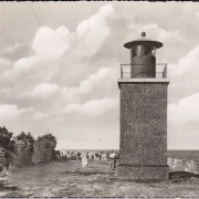 AK Wyk auf Föhr, Leuchtturm, gelaufen