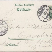 AK Gruss vom Oldenburger Schützenhof, Oldenburg, gelaufen 1906