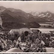 AK Suvretta Haus mit Campfer, Silvaplana, gelaufen 1938