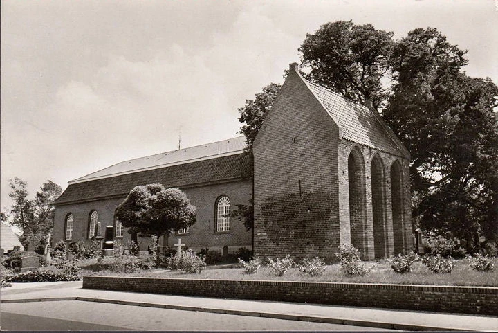 AK Detern, Kirche, Erholungsort Leda Jümme, ungelaufen